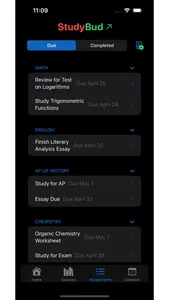 StudyBud: Assignment Tracker screenshot 1