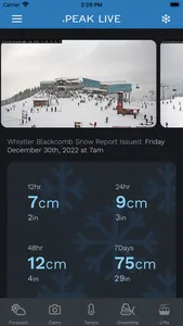 Whistler Peak Live screenshot 1