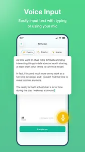 Paraphrase Tool & AI Writer screenshot 2
