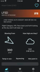 METAR AF screenshot 1