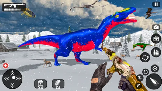 Real Wild Dino Shooting Games screenshot 0