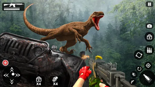 Real Wild Dino Shooting Games screenshot 2