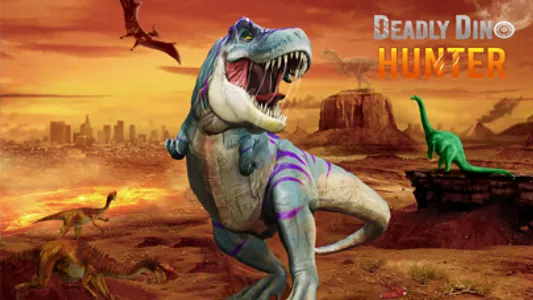 Real Wild Dino Shooting Games screenshot 6