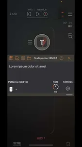 Textquencer AUv3 MIDI screenshot 0