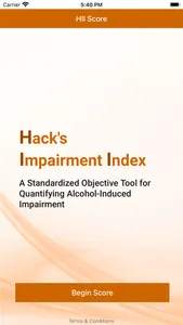 Hack's Impairment Index screenshot 0