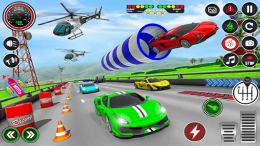 Mini Car Racing Stunt Game 3D screenshot 1