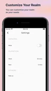 Realm | Pomodoro App screenshot 2