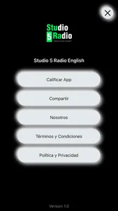 Studio 5 Radio English screenshot 2