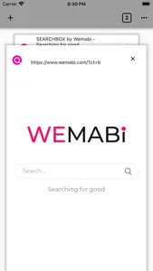 Wemabi browser screenshot 1