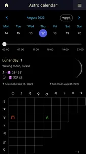 Astrodiary DAR screenshot 3