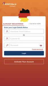 ICICI Bank Germany iMobile screenshot 0