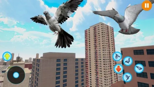 Flying Bird Pigeon Games screenshot 1