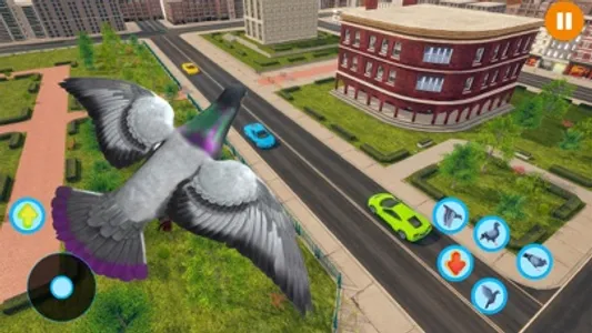 Flying Bird Pigeon Games screenshot 2