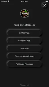 Radio Stereo Llagos Ec screenshot 2