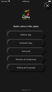 Radio Latina in Mie Japón screenshot 2