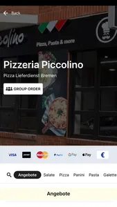 Pizzeria Piccolino Bremen screenshot 1