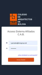 Col. de Arquitectos de Bolivia screenshot 3