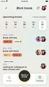 WorkBreak - Connect Colleagues screenshot 4
