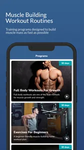 Mass Gain Workout Plans screenshot 1