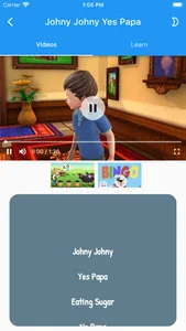 Johny Johny Yes Papa for kids screenshot 0