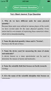 Class 11 Physics Notes & MCQs screenshot 6