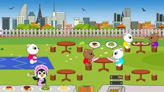 Penguin Club Diner Dash Games screenshot 2