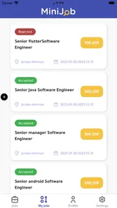 MiniJob screenshot 0