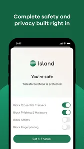 Island Enterprise Browser screenshot 1