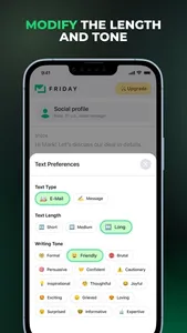 Friday: AI E-mail Writer screenshot 2