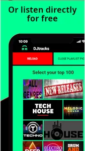 DJtracks EDM playlistgenerator screenshot 4