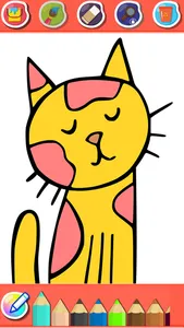 Coloring Super Cat Cute screenshot 1