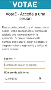 VotaE screenshot 2