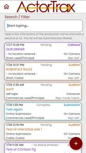 ActorTrax screenshot 1