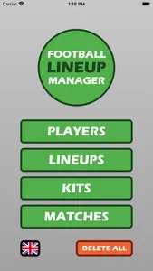 Football Lineup Manager screenshot 0