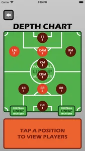 Football Lineup Manager screenshot 2