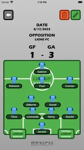 Football Lineup Manager screenshot 4