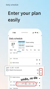 Daily Schedule -easy timetable screenshot 4