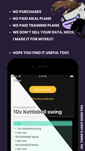 Tailored - Custom workouts screenshot 4