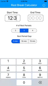 Crew Rest Calculator screenshot 2