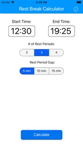 Crew Rest Calculator screenshot 3