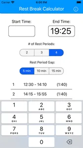 Crew Rest Calculator screenshot 6