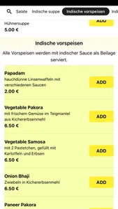 Indisch Curry Palast screenshot 2