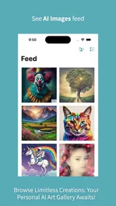 Promptum - AI images feed screenshot 0