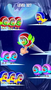 Space Bird Sort - Bird Games screenshot 2