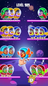 Space Bird Sort - Bird Games screenshot 4