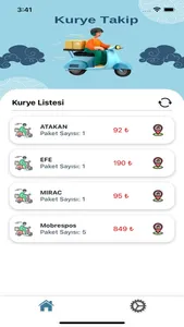 KuryeTakip screenshot 1