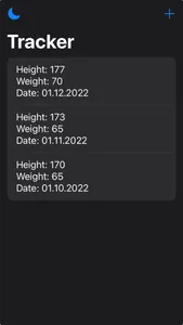 Height and Weight Tracker screenshot 0