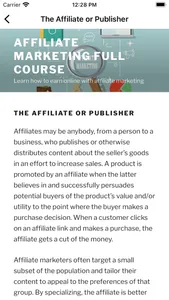 Affiliate Marketing Course screenshot 3