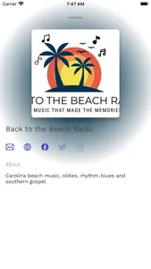 Back to the Beach Radio screenshot 2