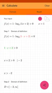 Power and Logarithmic function screenshot 1